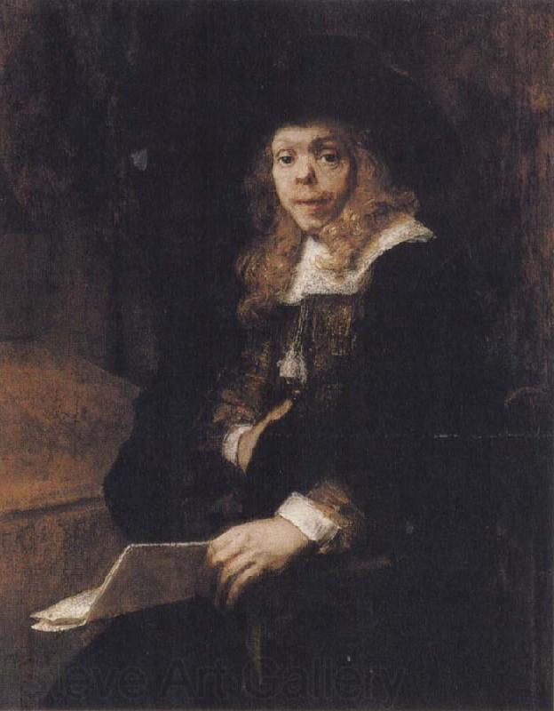 REMBRANDT Harmenszoon van Rijn Portrait of Gerard de Lairesse France oil painting art